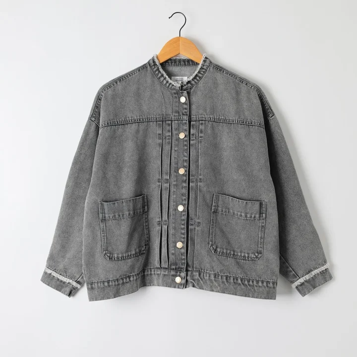 デニムブルゾン（クロ）