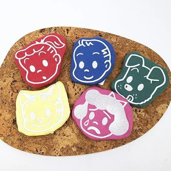 オサムグッズのフェイスポーチ集合