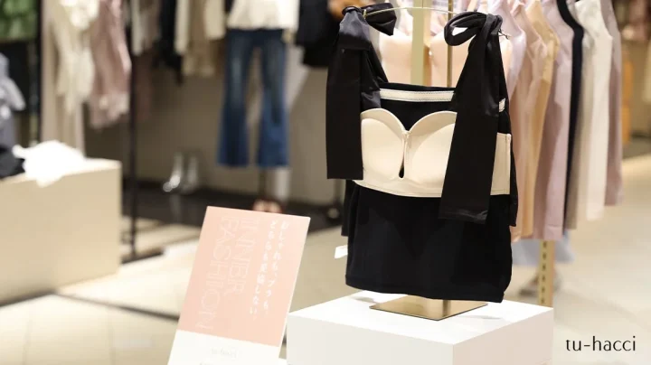 パッド構造体験コーナーの展示