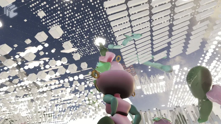 抽象的な3Dレンダリング