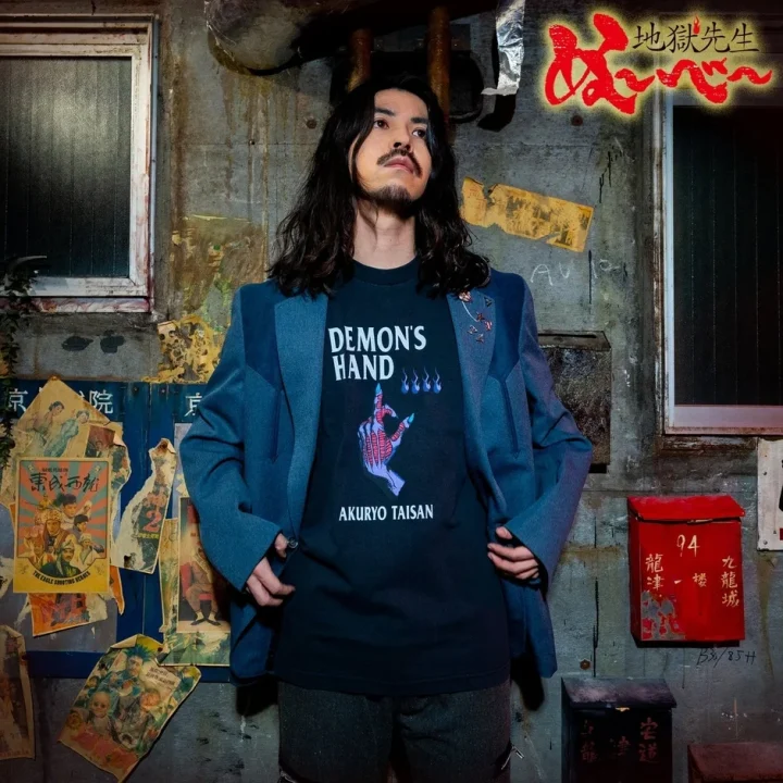 メタルTシャツ 鬼の手ver.（黒）