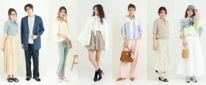 ファッションビジュアル展示