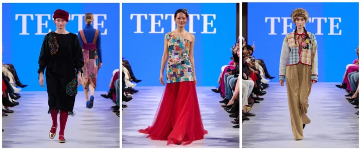 TETTEコレクションのランウェイの様子