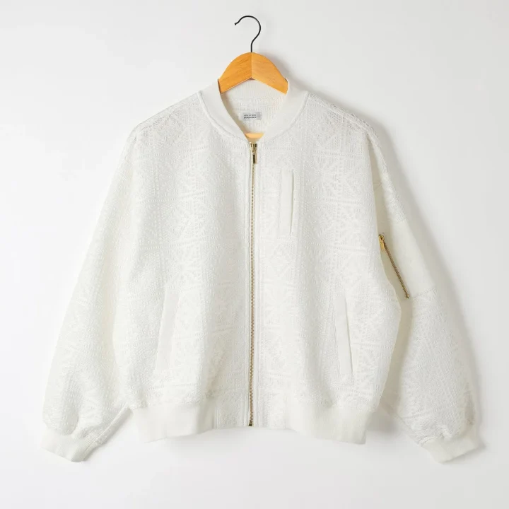 レースブルゾン（シロ）