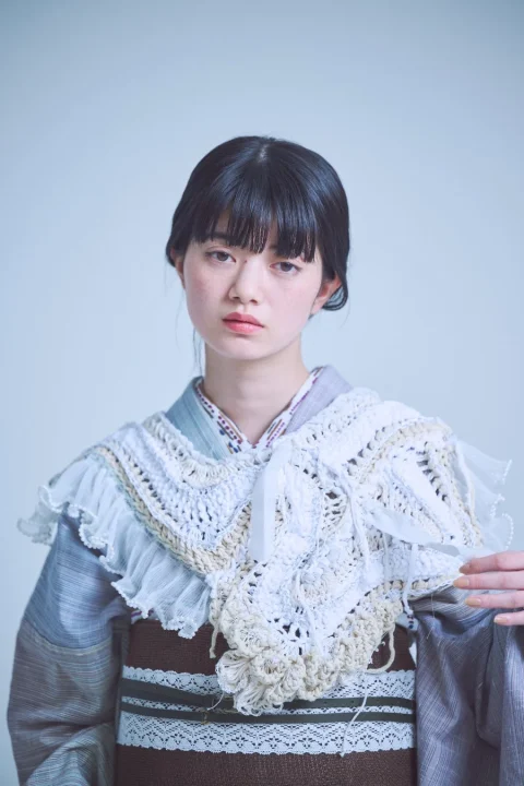 summer knit scrunchie