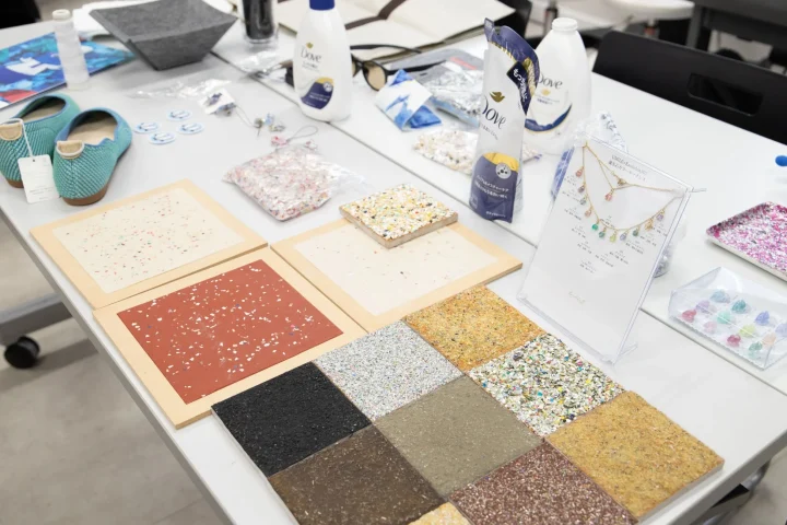 リサイクル素材展示