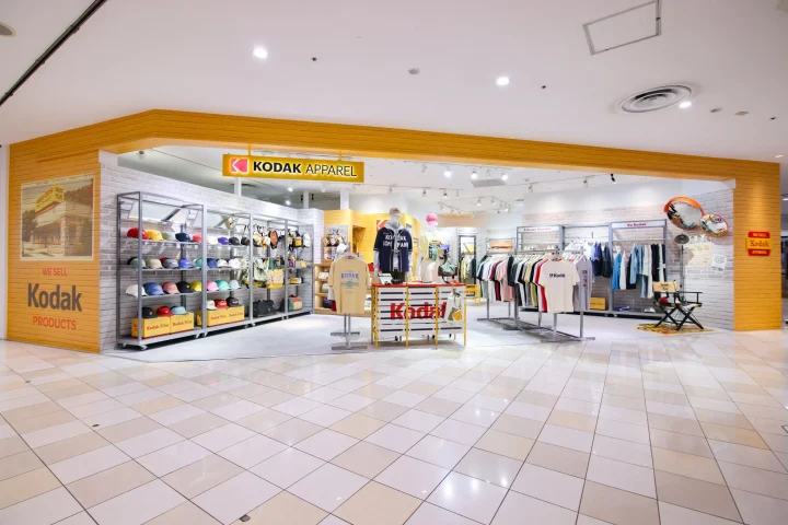 Kodak Apparel店舗内観