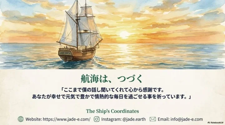 航海は、つづく