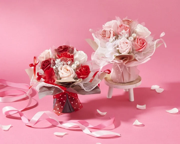 ソープフラワーの花束