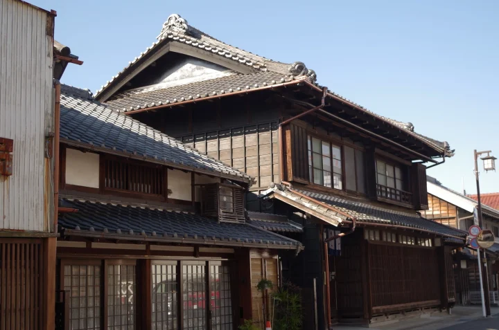 日本の古い街並み