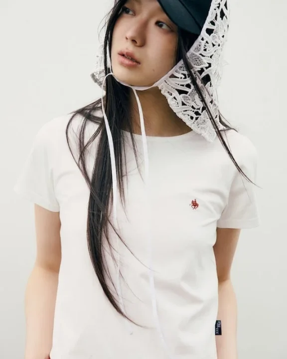 刺しゅうコンパクトTシャツ