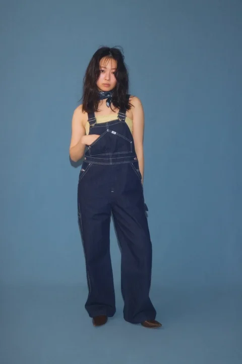 Leeコラボデニムオーバーオール