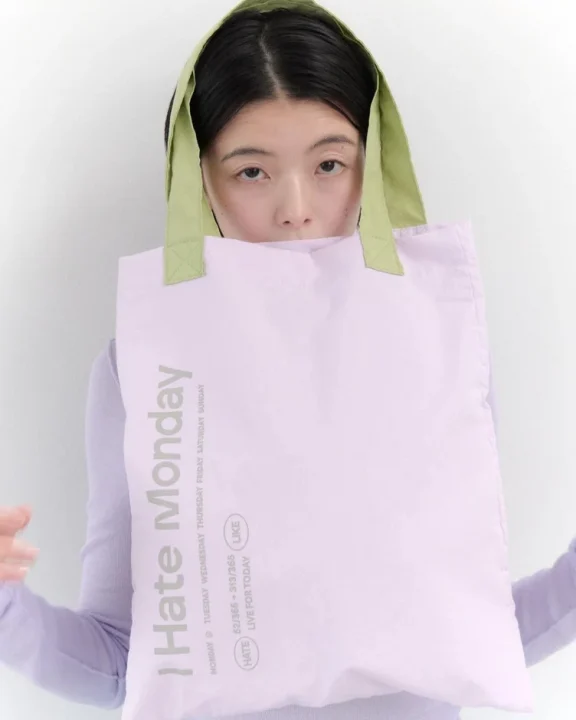 女性、ポートレート、トートバッグ