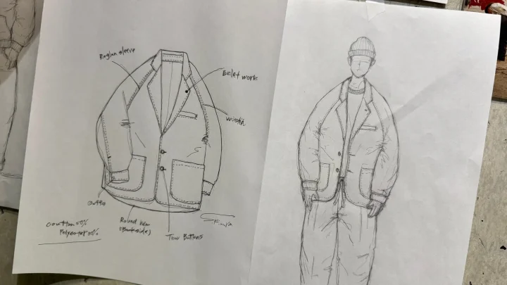 ジャケットデザイン画