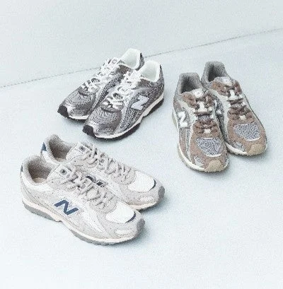 3種類のニューバランスのスニーカー