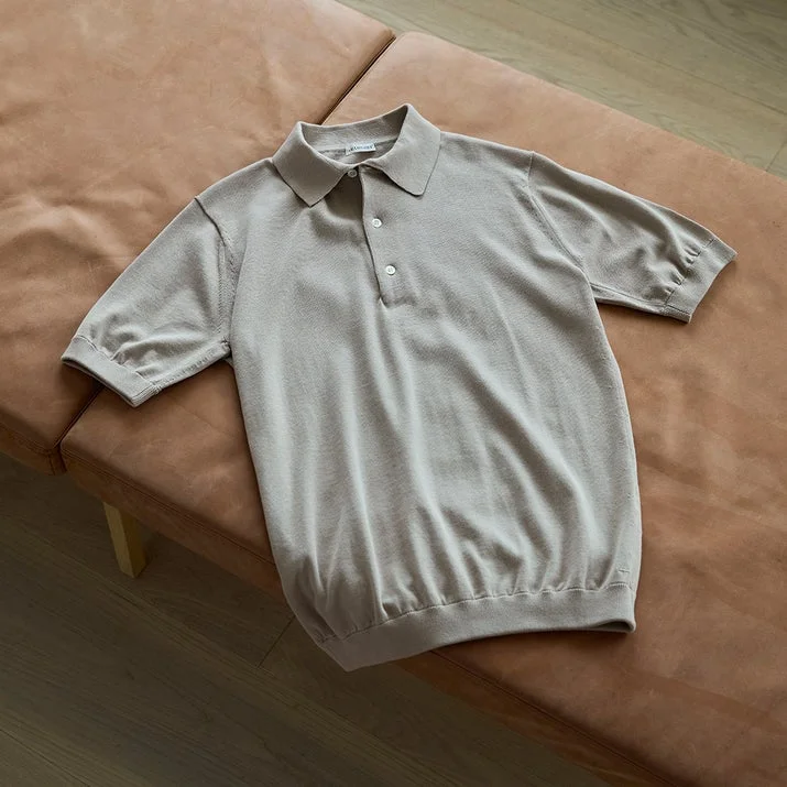 【Renewal】Suvin Platinum Knit Polo-shirt