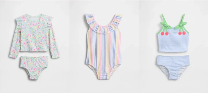 トドラーガールズ向けスイムウェア