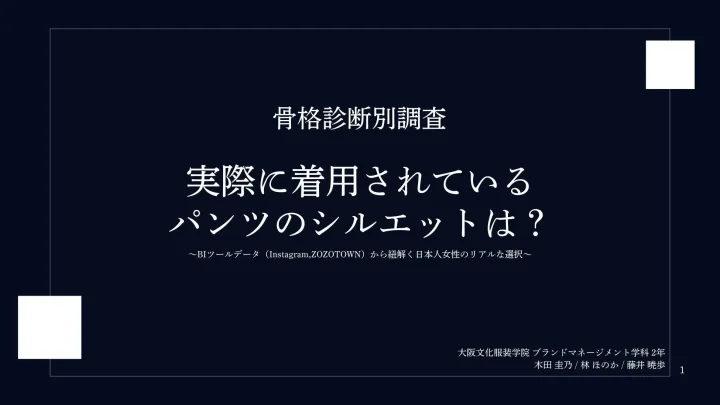 骨格診断別調査 実際に着用されている パンツのシルエットは?