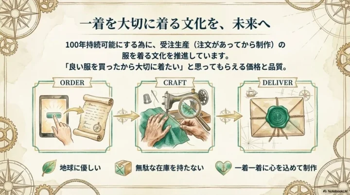 一着を大切に着る文化を、未来へ