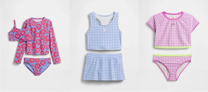 キッズガールズ向けスイムウェア