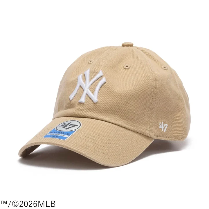 ベージュNYキッズキャップ