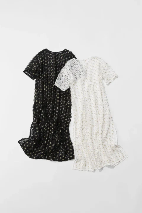 モチーフシアーワンピース