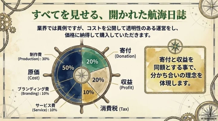 すべてを見せる、開かれた航海日誌