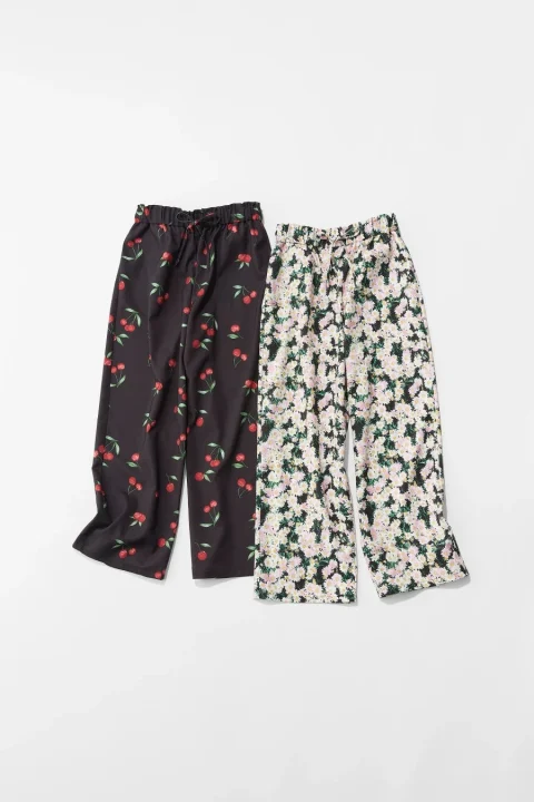 プリントイージーパンツ