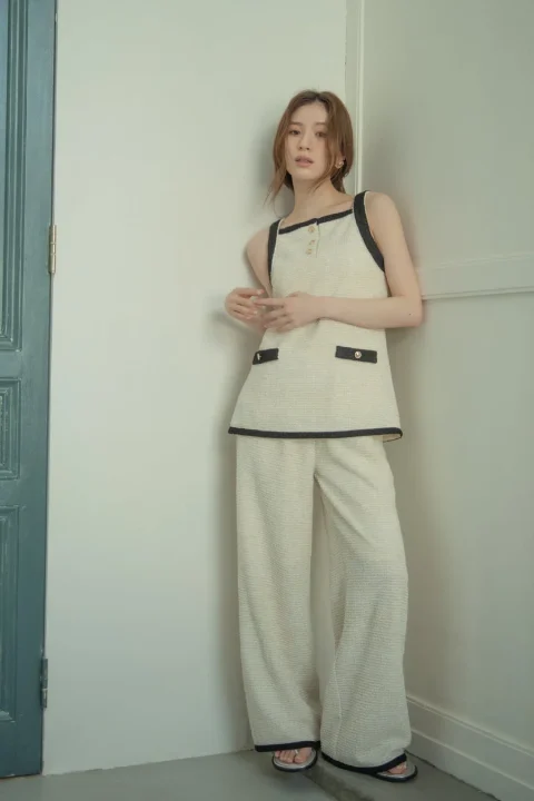 クリーム色のセットアップ