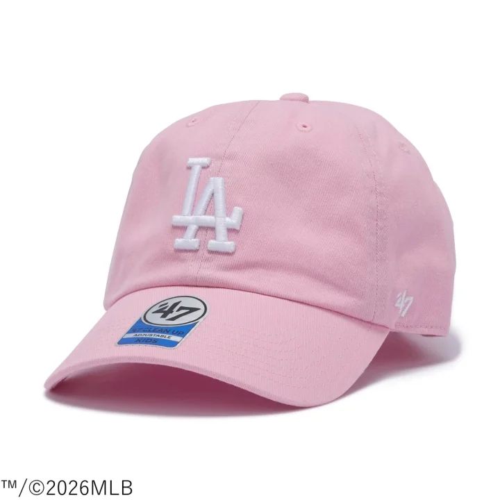 ピンクLAキッズキャップ