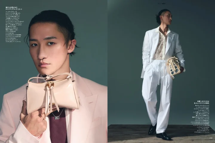 岩本 照さんのELLE MEN特集