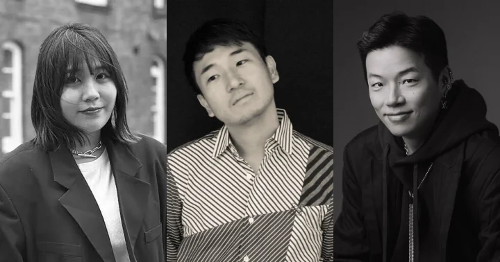 源野里沙子バイヤー、藪野淳通信員、村上要編集長のポートレート