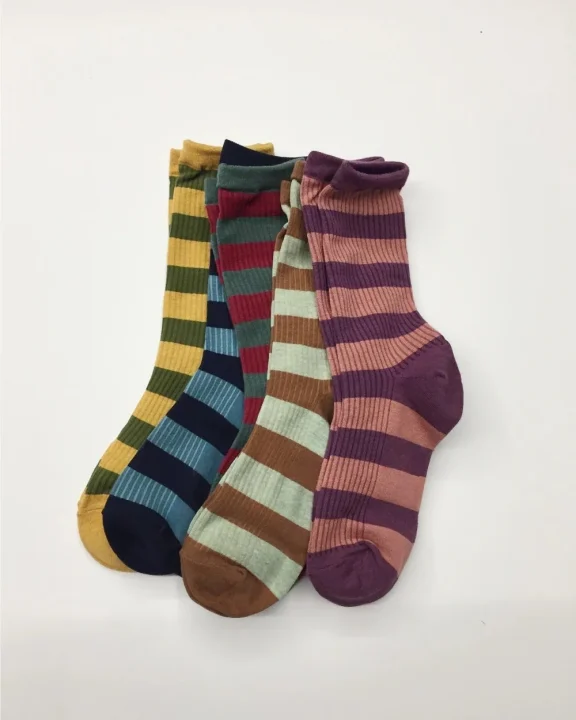 靴下、ソックス、ストライプ、ボーダー