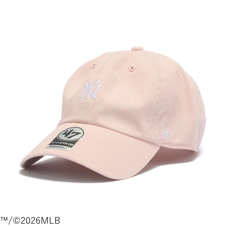 ピンクNYロゴキャップ
