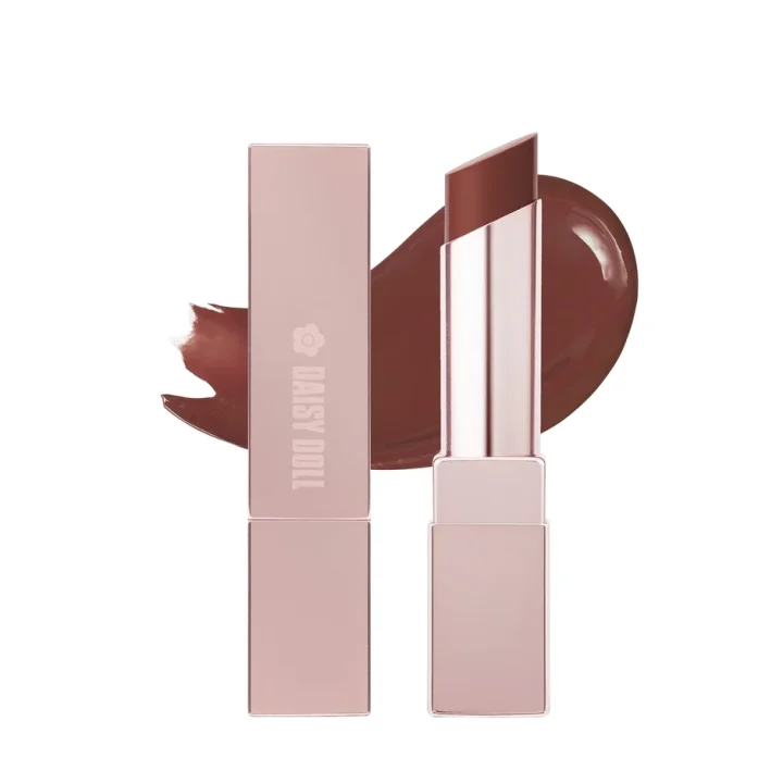 リップスティック、口紅、コスメ、メイクアップ、ブラウンリップ、ヌードカラー、DAISY DOLL、化粧品、美容、マットリップ、ツヤリップ