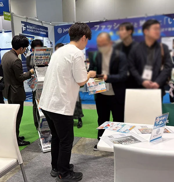 展示会ブースの様子