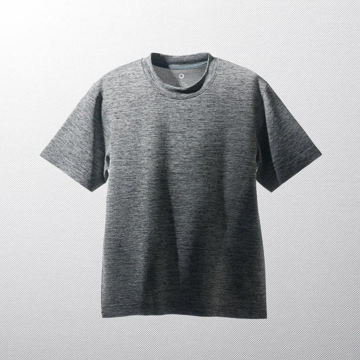 機能Tシャツ（グレーミックス）