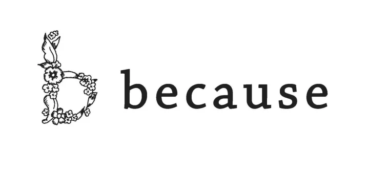 because ロゴ
