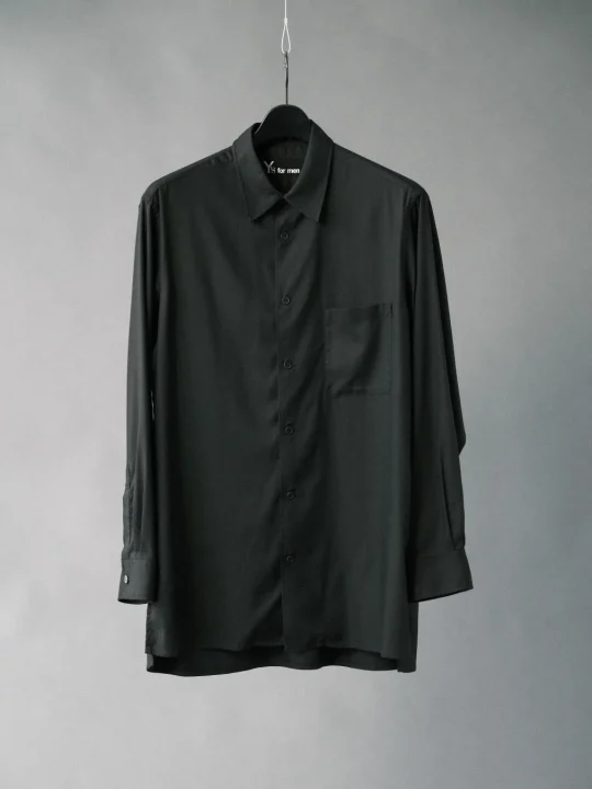 LOGO PRINT FRONT HEM SHIRT 別アングル