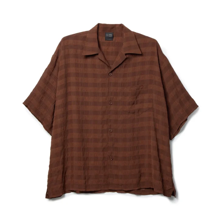 SHORT SLEEVE SEE-THROUGH SHIRT