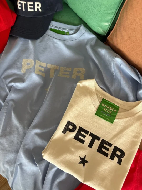 MY NAME IS PETER別注 PETER STAR T-SHIRTS