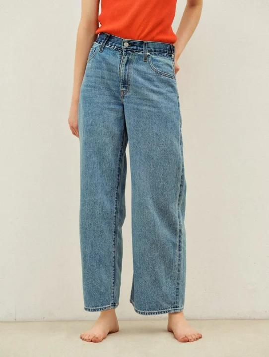 Levi's®別注 CINCH WIDE LEG REMAKE DENIM 着用イメージ2