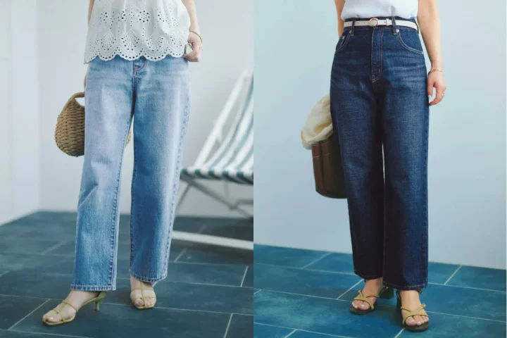 MIDDLE RISE STRAIGHT DENIMのコーディネート