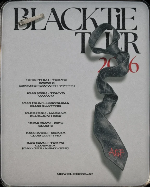 BLACK TiE TOUR 2026 ポスター