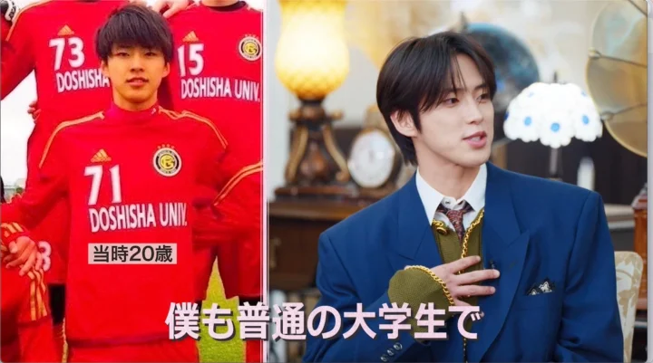 73 15 71 DOSHISHA UNIV. DOSHISHA UNIVERSITY 当時20歳 僕も普通の大学生で