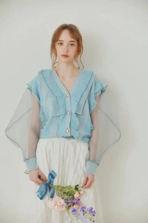 Veil Frill Cardigan