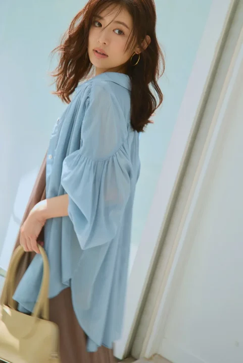 LOOK 1 シアーシャツ 別カット
