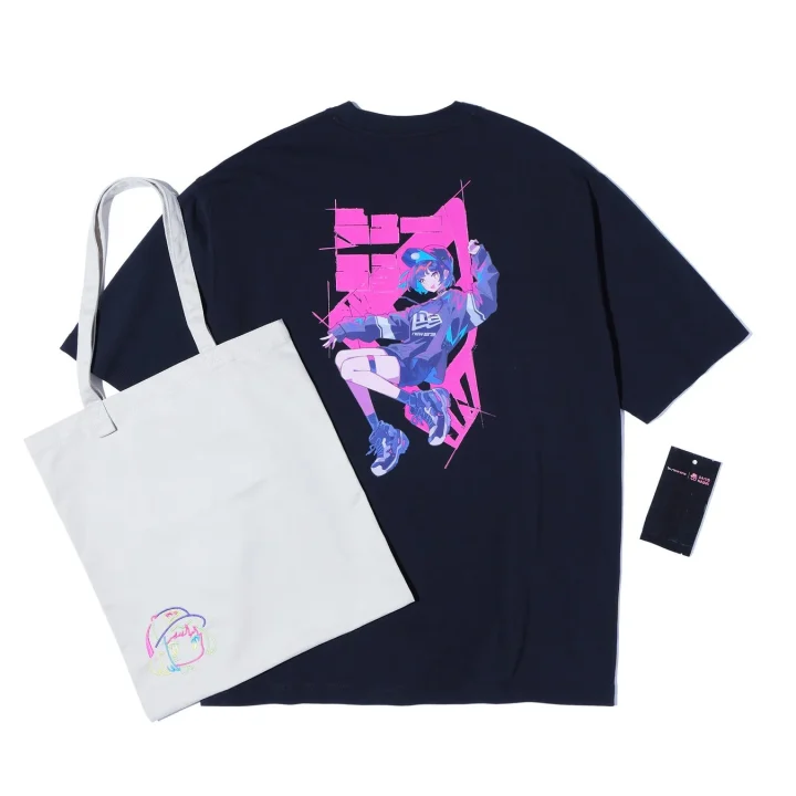 Twill Tote Bag ＆ Oversized Short Sleeve Tee B