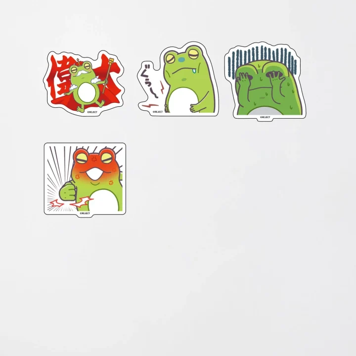 Zerost Frog Stickers Vol.1