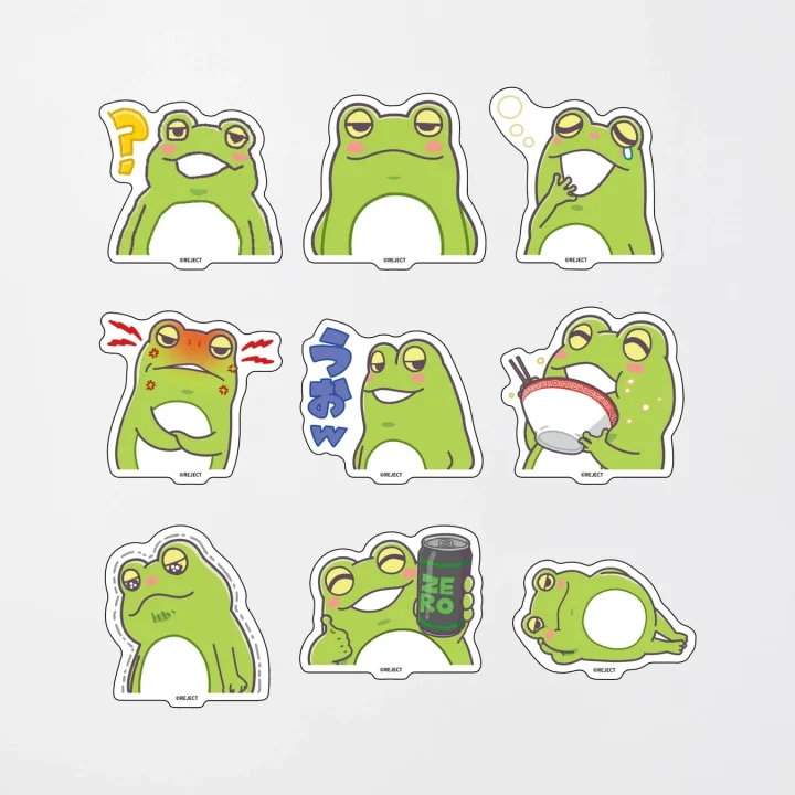 Zerost Frog Stickers Vol.1